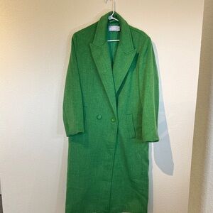 Elegant Green Women's Coat